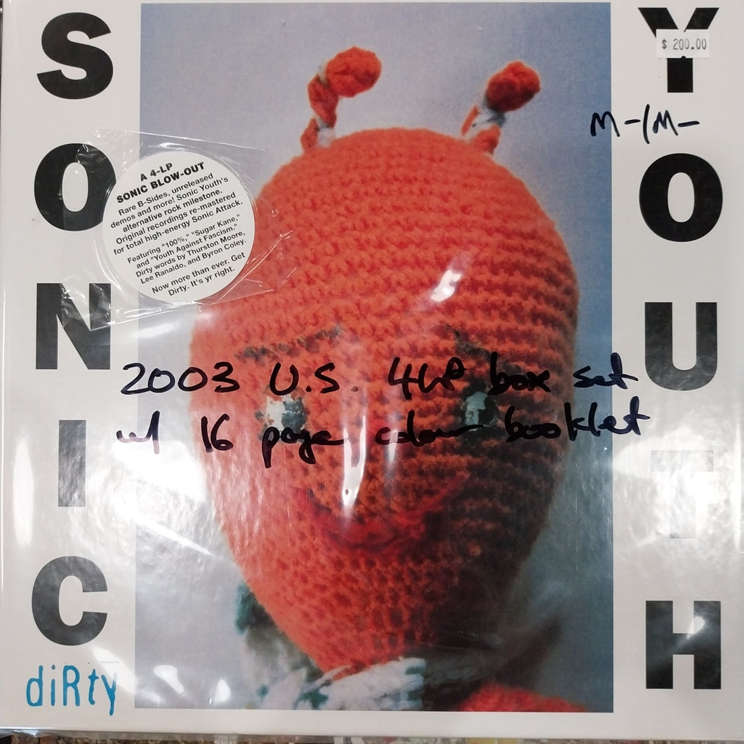 SONIC YOUTH - DIRTY (USED VINYL 2003 U.S. 4LP BOX SET M- M-)
