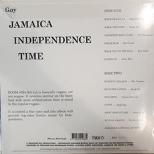 Load image into Gallery viewer, VARIOUS ARTISTS - GAY JAMAICA INDERPENDANCE TIME (ORANGE COLOURED) VINYL
