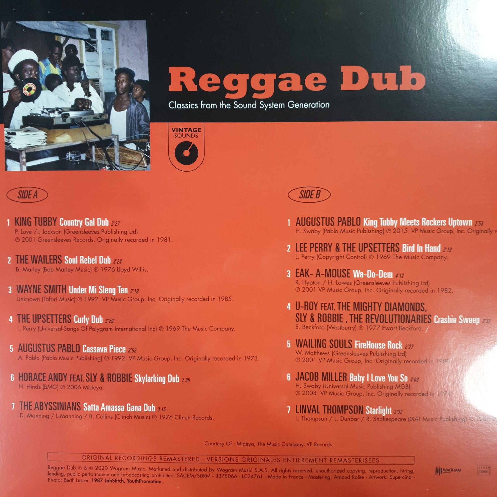 VARIOUS ARTISTS - REGGAE DUB VINYL