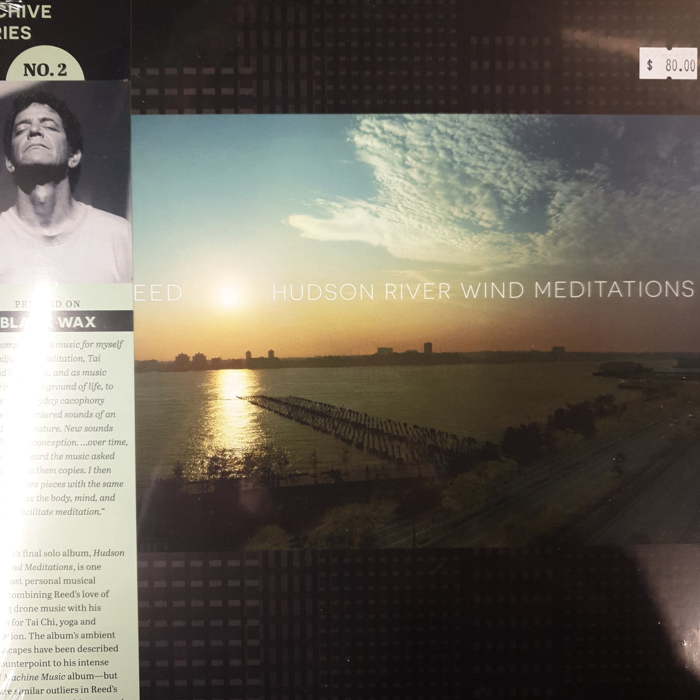 LOU REED - HUDSON RIVER WIND MEDITATIONS (BLUE COLOURED) (2LP) VINYL