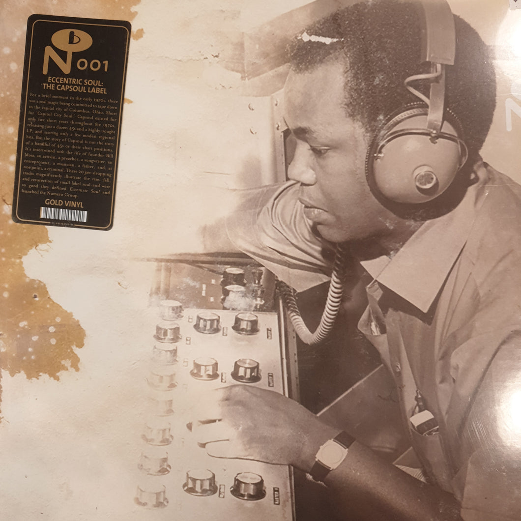 VARIOUS ARTISTS - ECCENTRIC SOUL: THE CAPSOUL LABEL (GOLD COLOURED) (2LP) VINYL
