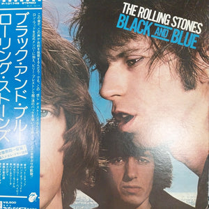 ROLLING STONES - BLACK AND BLUE (USED VINYL 1976 JAPAN FIRST PRESSING EX+ EX+)