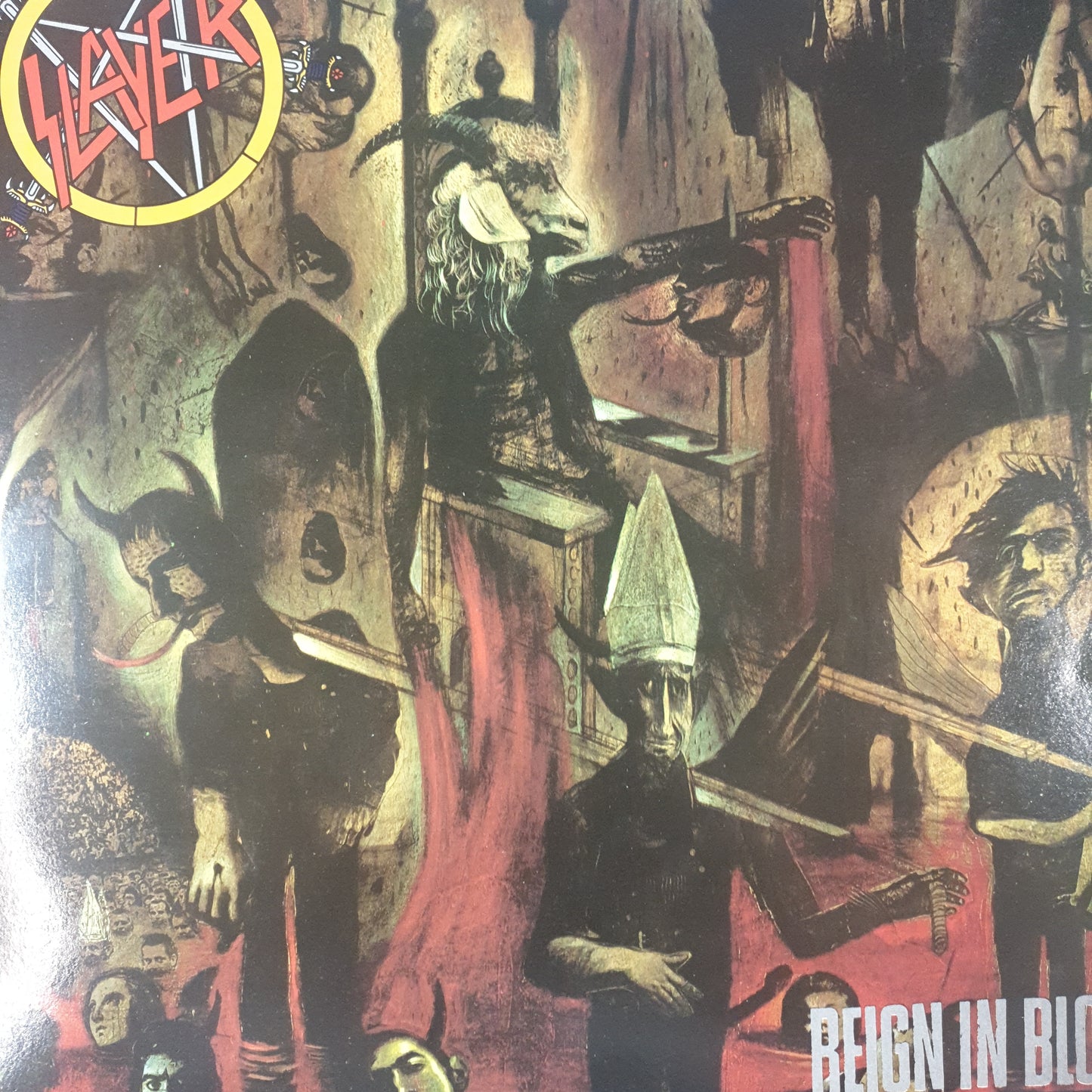 SLAYER - REIGN IN BLOOD (USED VINYL 1986 US M-/M-)