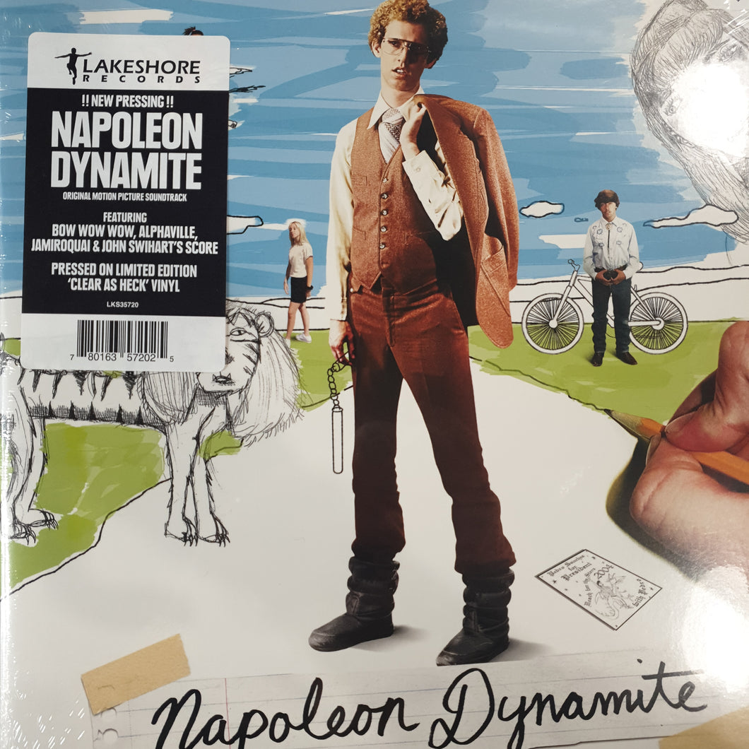 VARIOUS ARTISTS - NAPOLEON DYNAMITE (CLEAR AS HECK COLOURED) (2LP) VINYL