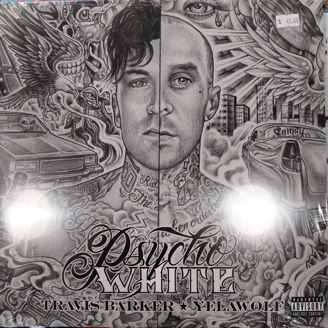 TRAVIS BARKER AND YELAWOLF - PSYCHO WHITE VINYL