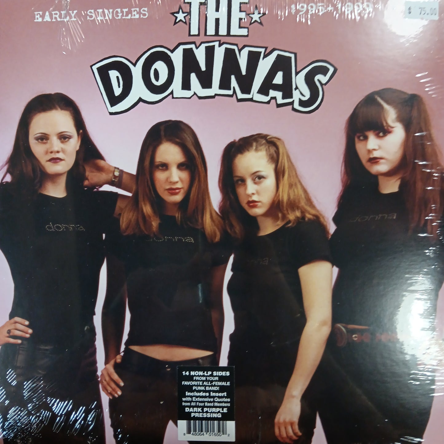 DONNAS - EARLY SINGLES (DARK PURPLE COLOURED) VINYL