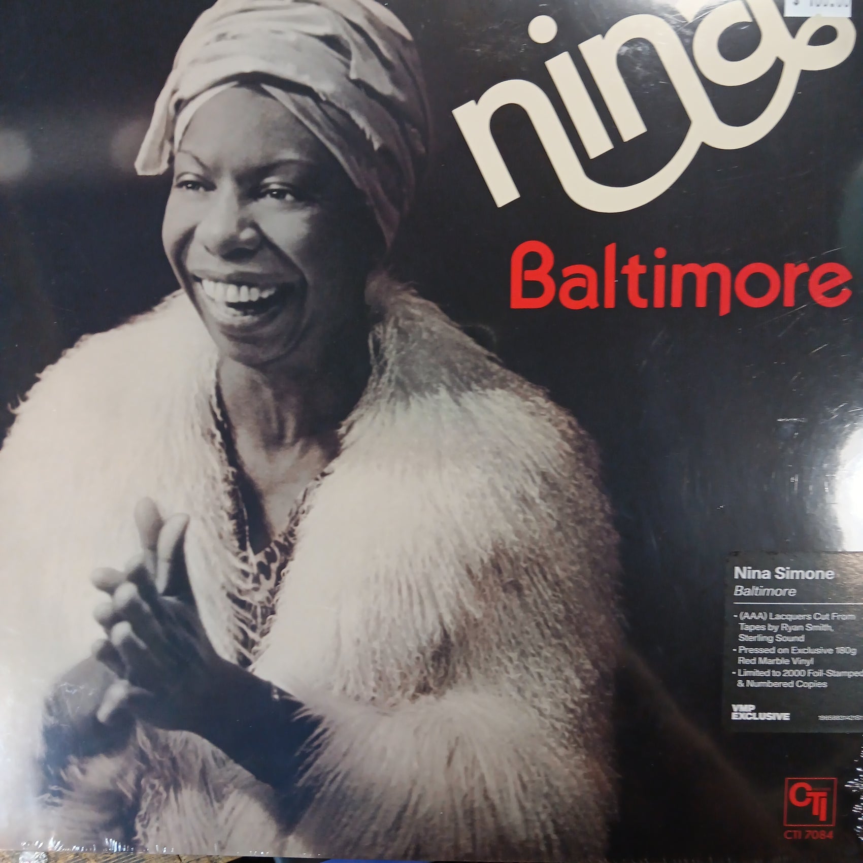 NINA SIMONE - BALTIMORE (RED COLOURED) (VMP PRESSING) VINYL