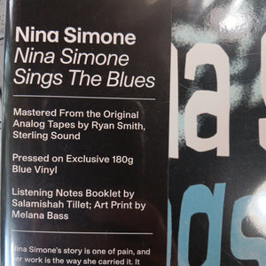 NINA SIMONE - SINGS THE BLUES (BLUE COLOURED) (VMP PRESSING) VINYL