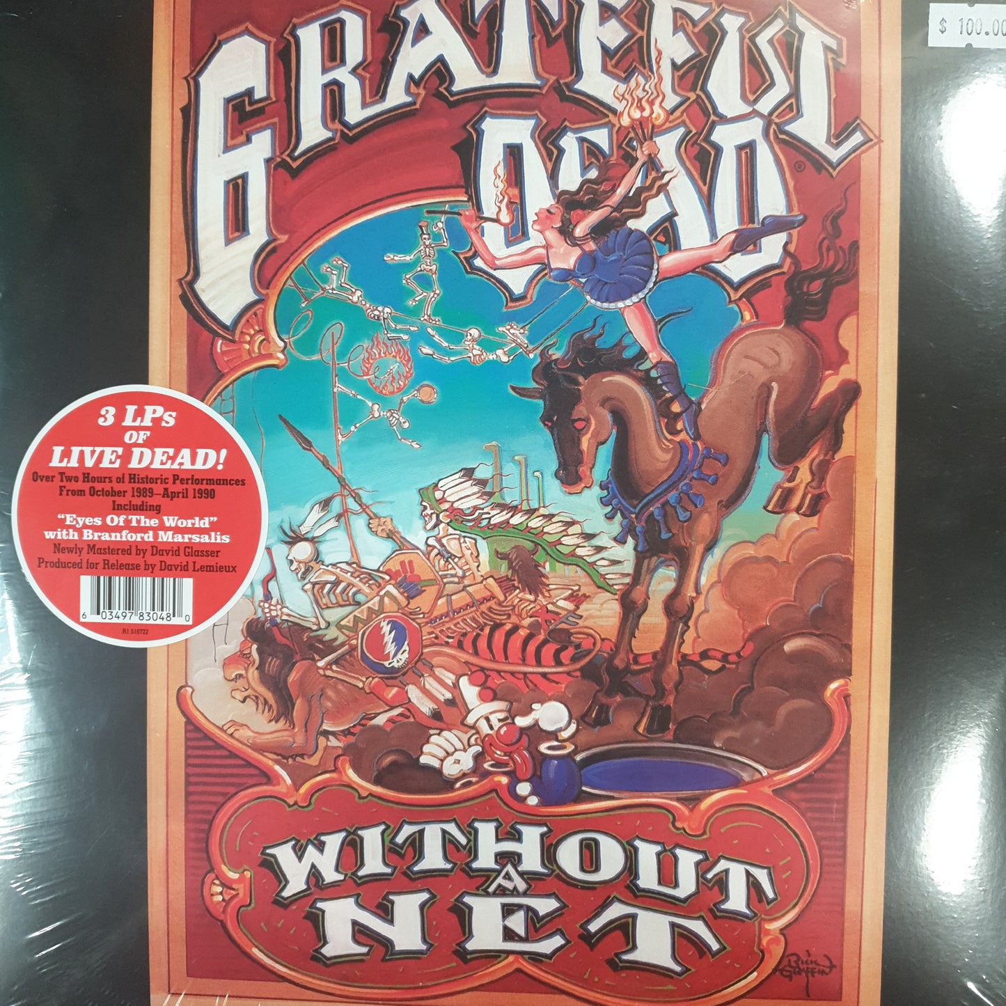 GRATEFUL DEAD - WITHOUT A NET (3LP) VINYL