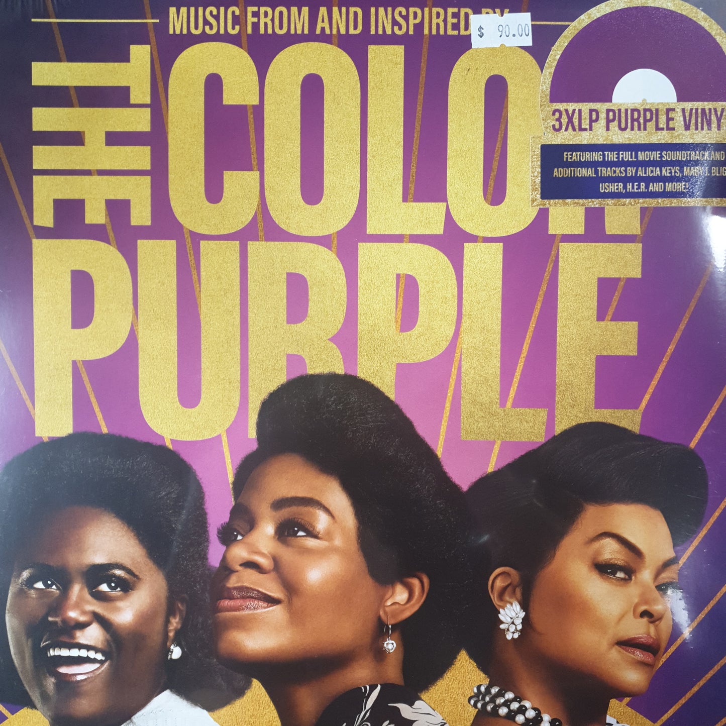 VARIOUS ARTISTS - THE COLOUR PURPLE O.S.T (3LP) (PURPLE COLOURED) VINYL