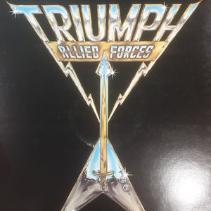 TRIUMPH - ALLIED FORCES (USED VINYL 1981 AUS M-/M-)