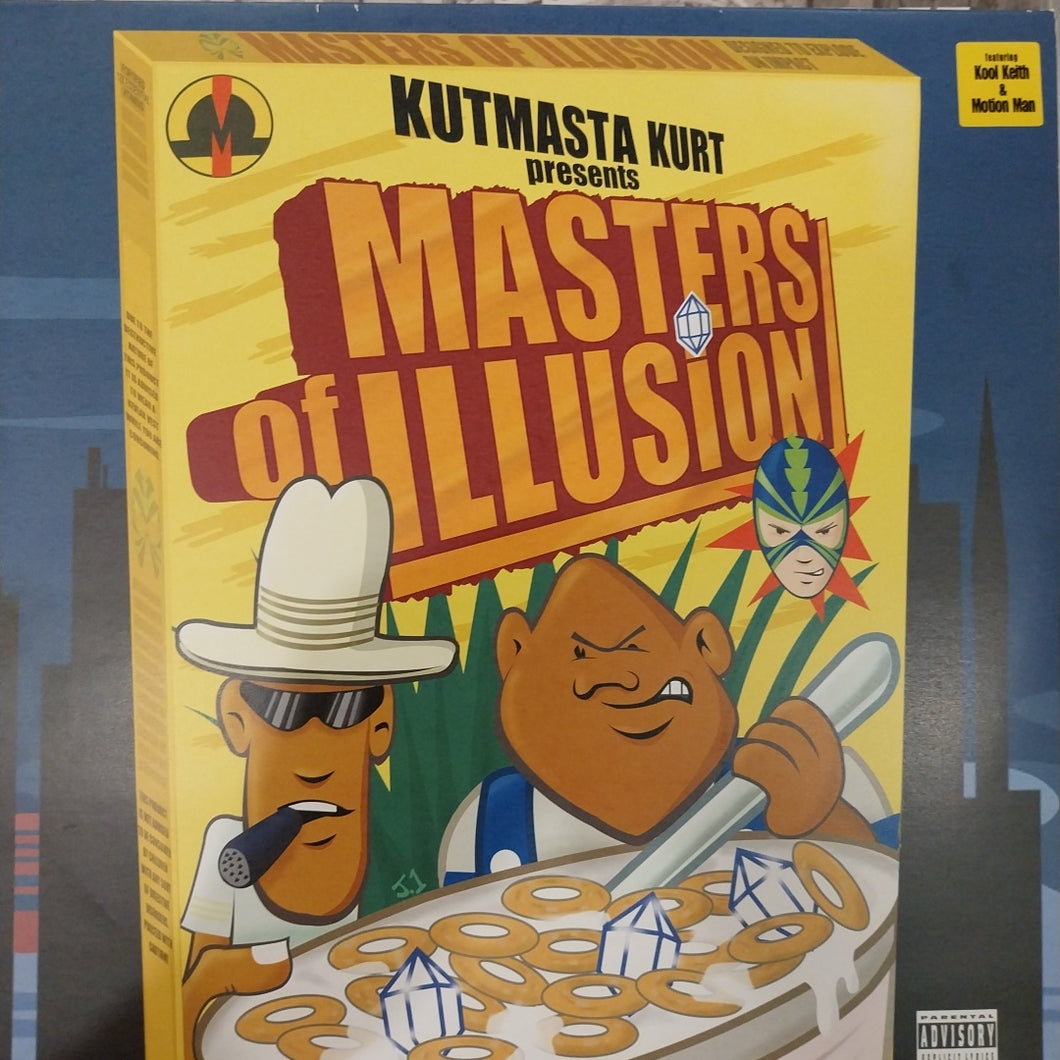 KUTMASTA KURT - MASTERS OF ILLUSION (USED VINYL 2001 EURO 2LP M- M-)