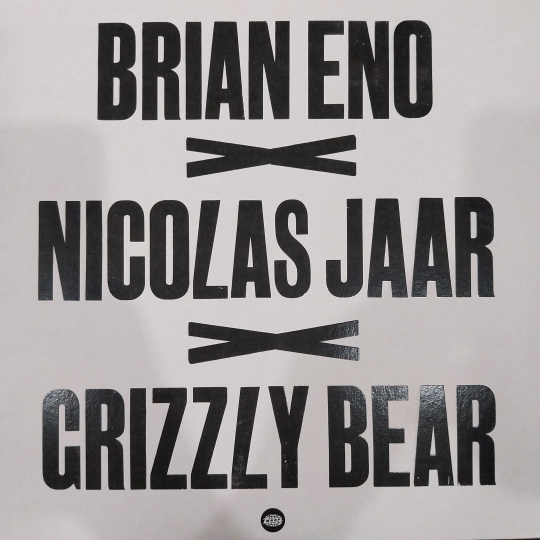 BRIAN ENO X NICOLAS JAAR X GRIZZLY BEAR (USED VINYL 12" 2013 U.K. RSD M- M-)