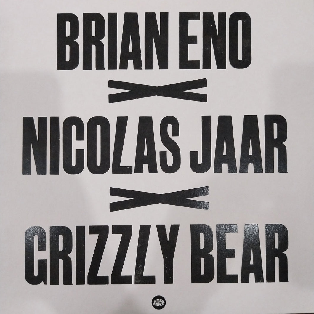 BRIAN ENO X NICOLAS JAAR X GRIZZLY BEAR (USED VINYL 12