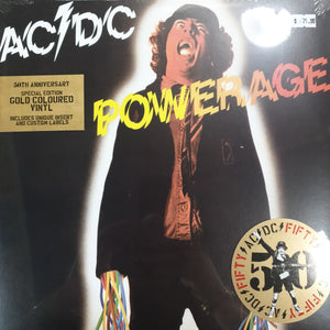 AC/DC - POWERAGE (GOLD COLOURED) VINYL