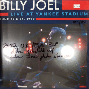 BILLY JOEL - LIVE AT YANKEE STADIUM, JUNE 22 AND 23 1990 (USED VINYL 2022 U.K./EURO 3LP M- M-)