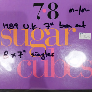 SUGARCUBES - THE BOX (USED VINYL 1989 U.K. 8×7" BOX SET M- M-)
