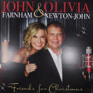 JOHN FARNHAM AND OLIVIA NEWTON JOHN - FRIENDS FOR CHRISTMAS (USED VINYL 2016 AUS RED M- M-)