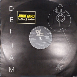 JUNKYARD - "THE WORD" AND "SARDINES"(USED VINYL 1986 U.K. 12" M-)