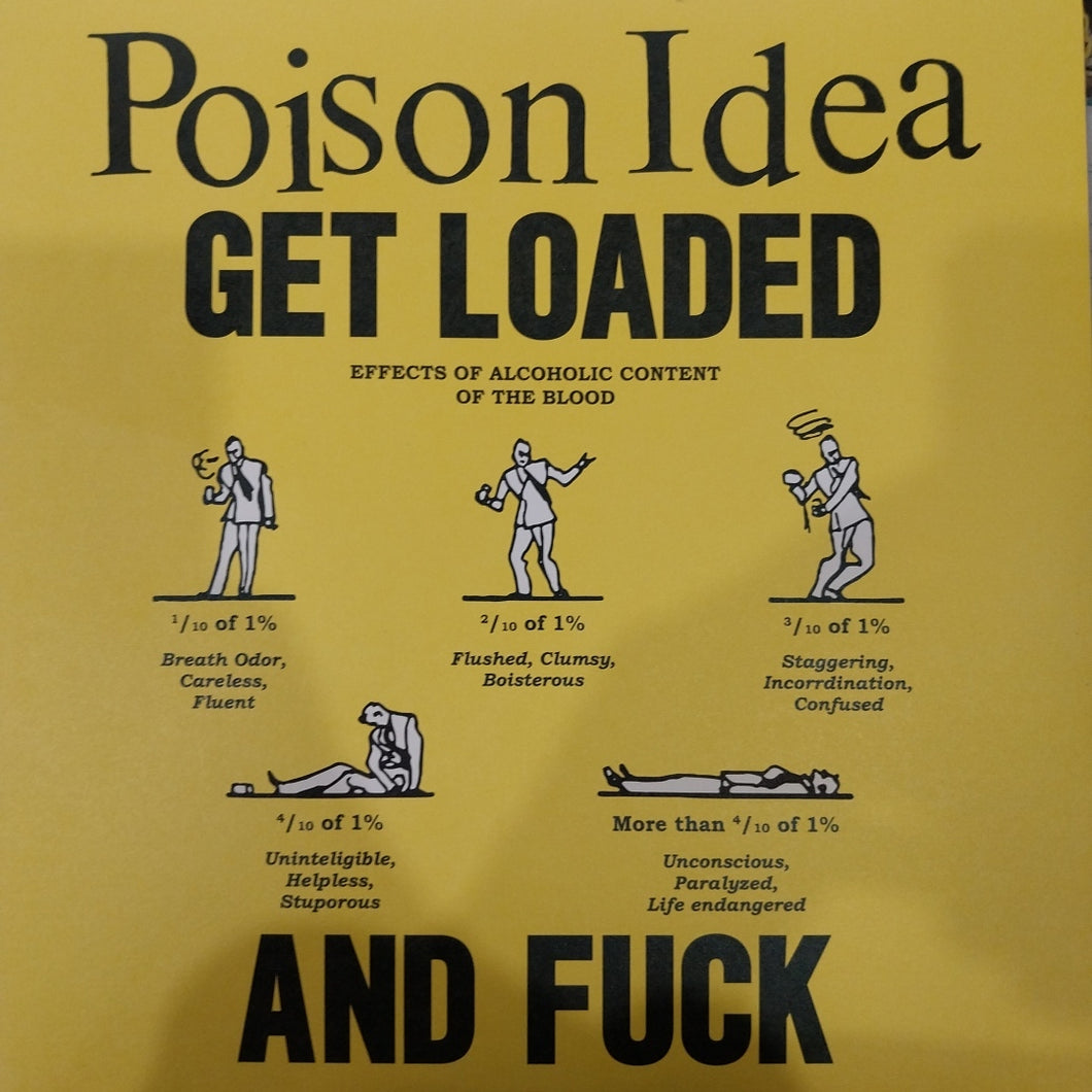POISON IDEA - GET LOADED AND FUCK (USED VINYL 2021 U.S. M- M-)