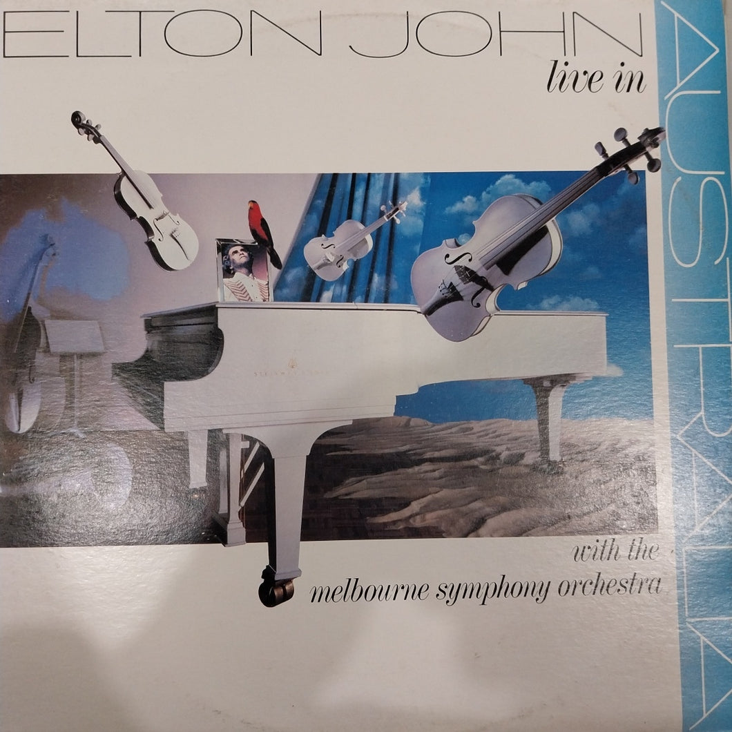 ELTON JOHN - LIVE IN AUSTRALIA (USED VINYL 1987 AUS 2LP M- EX)