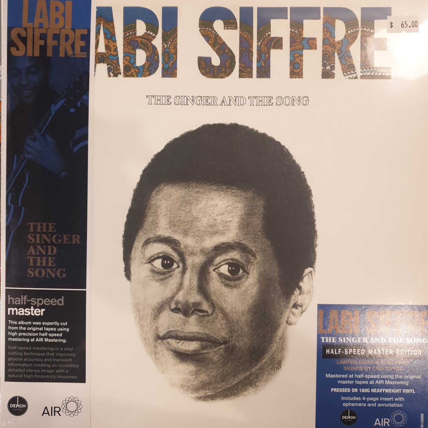 LABI SIFFRE - THE SINGER AND SONG (HALF SPEED MASTERED) VINYL