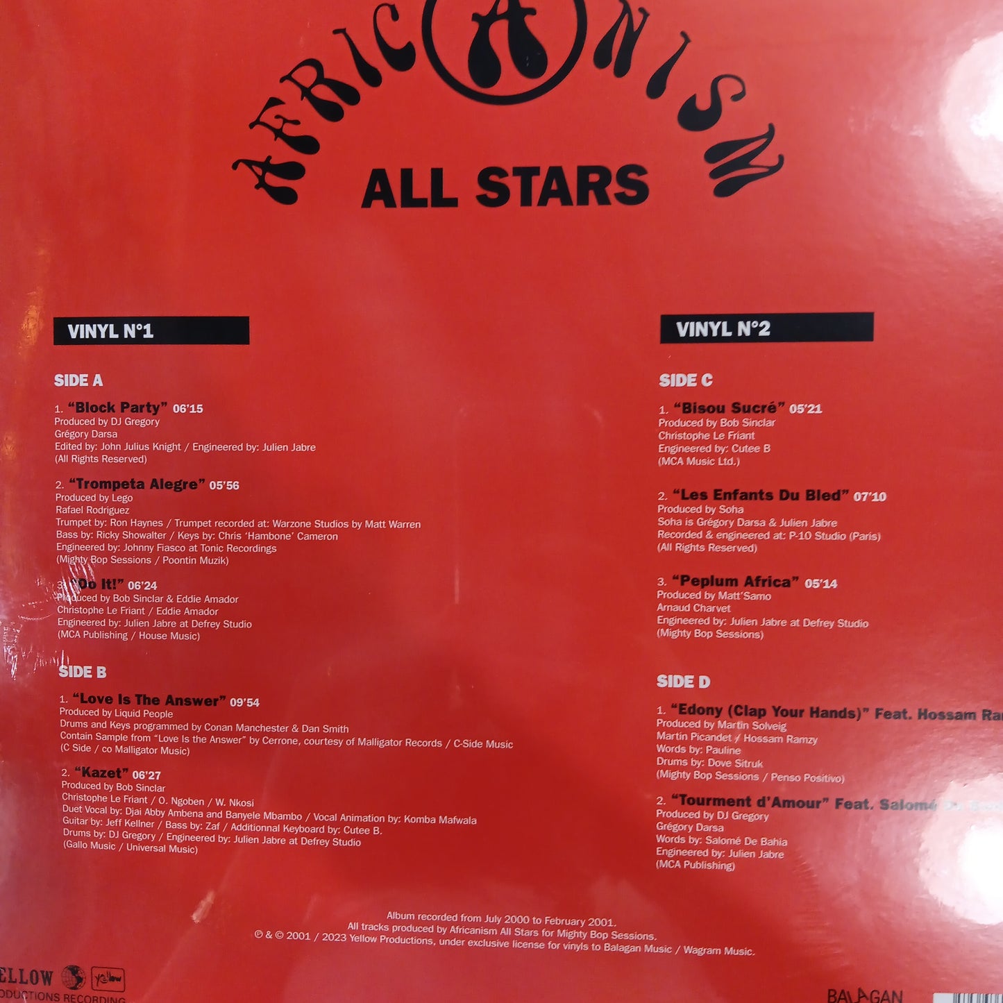 VARIOUS ARTISTS - AFRICANISM (2LP) VINYL