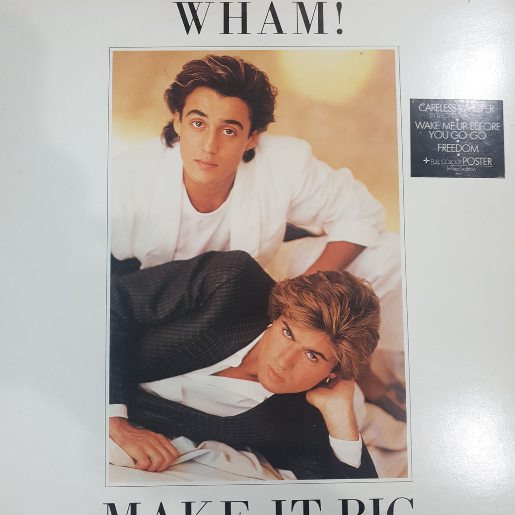 WHAM! - MAKE IT BIG (USED VINYL 1984 DUTCH EX+/EX+)