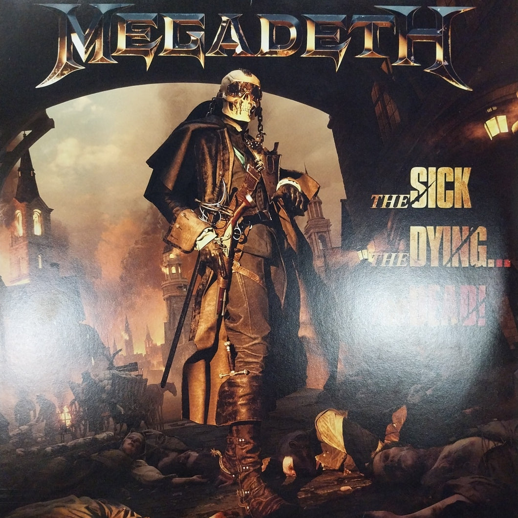 MEGADETH - THE SICK THE DYING AND THE DEAD (USED VINYL 2022 EURO 2LP BLUE/GREEN M- M-)