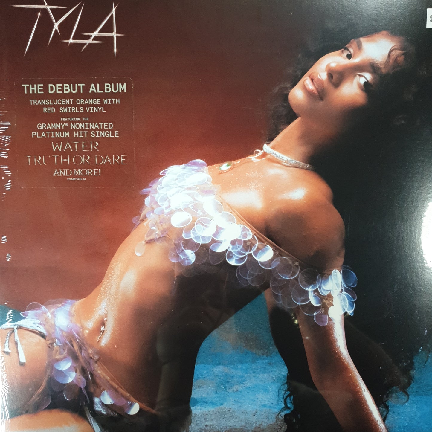 TYLA - SELF TITLED (ORANGE AND RED SWIRL COLOURED) VINYL