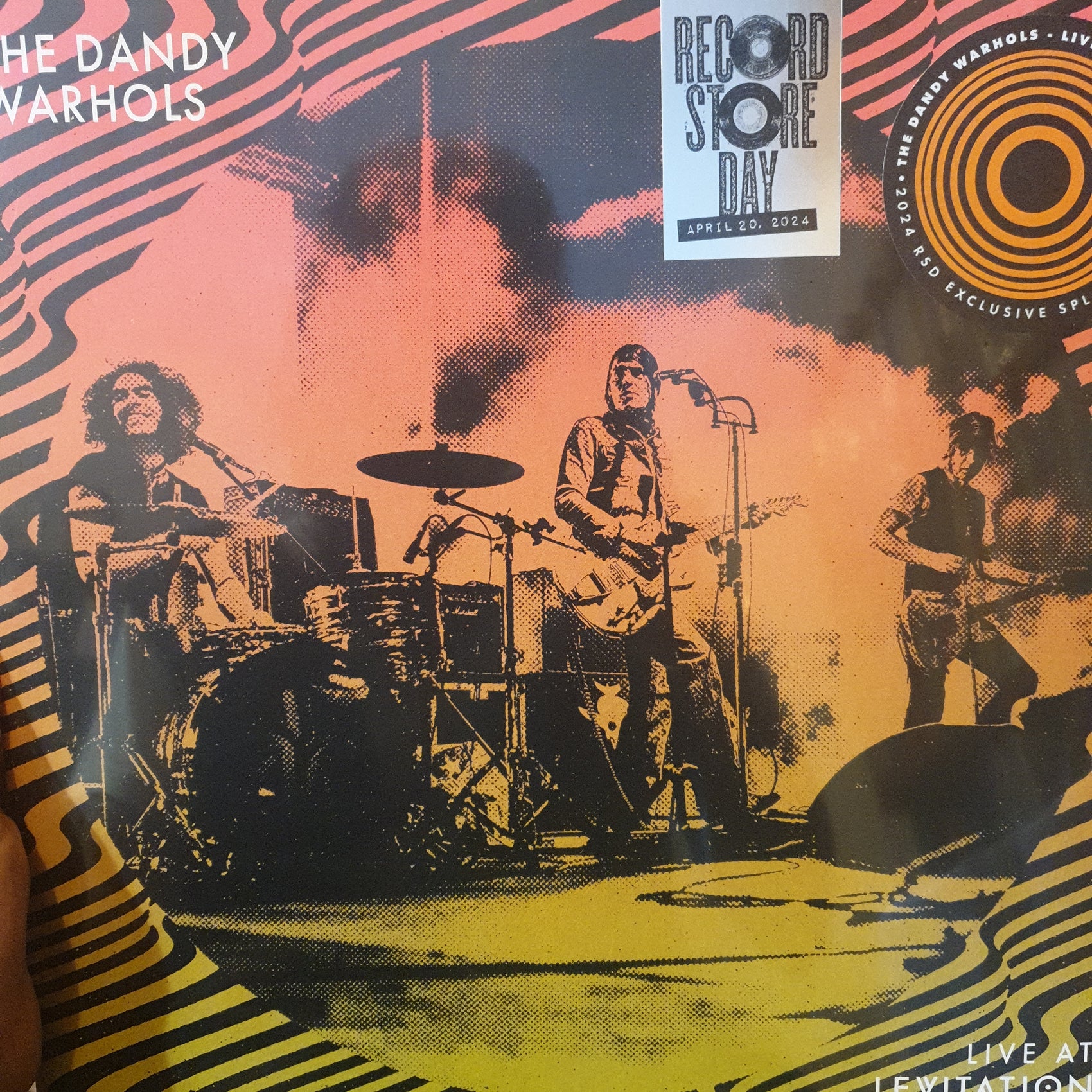 DANDY WARHOLS - LIVE AT LEVITATION (SPLATTER COLOURED) VINYL RSD 2024