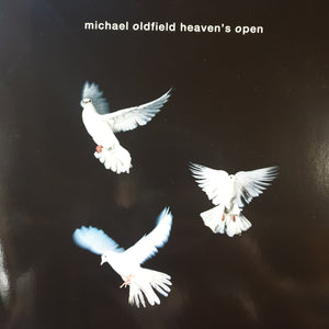 MIKE OLDFIELD - HEAVENS OPEN (12") (USED VINYL 1991 UK M-/M-)