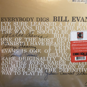 BILL EVANS - EVERYBODY DIGS BILL EVANS (MONO) VINYL RSD 2024