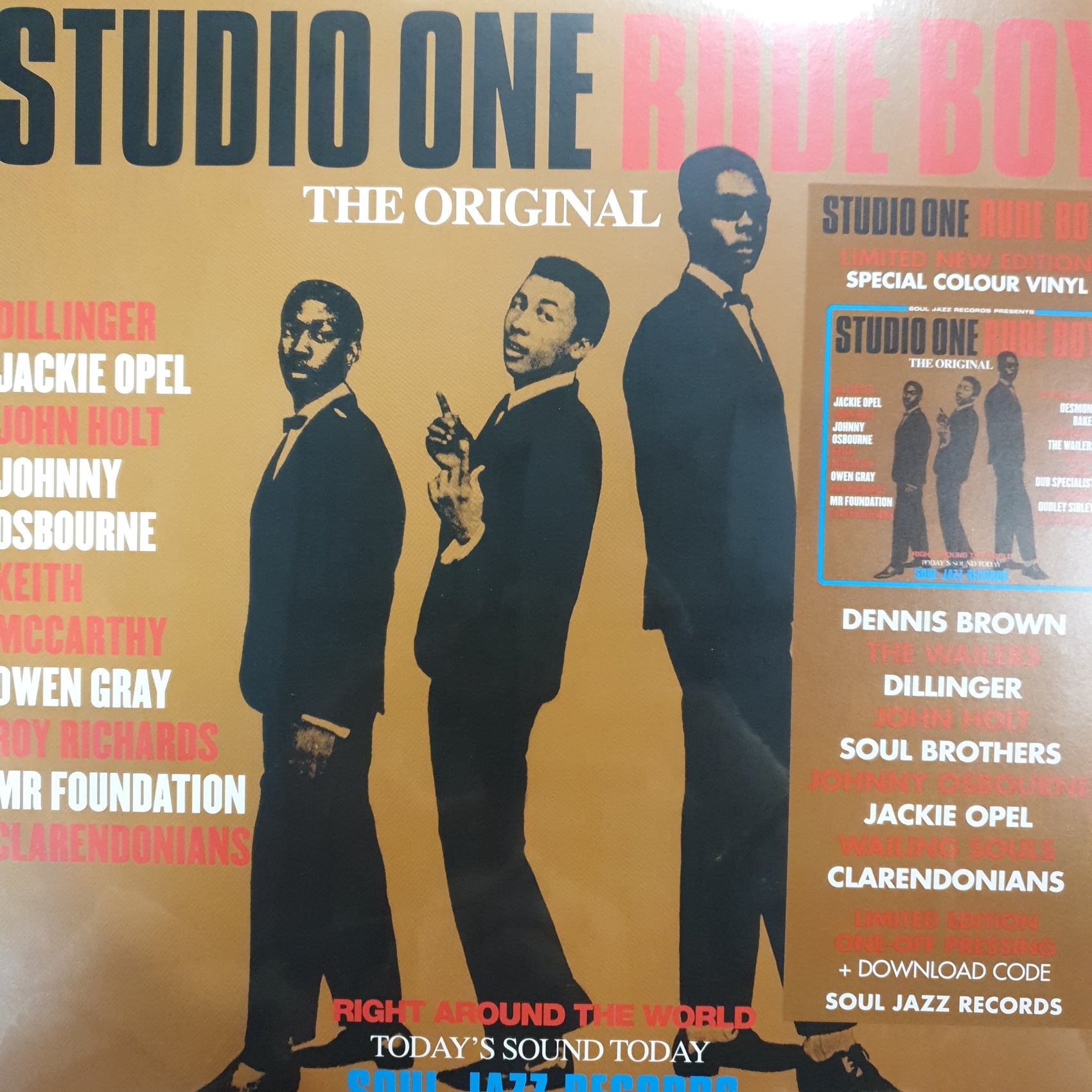 VARIOUS ARTISTS - SOUL JAZZ RECORDS PRESENTS: RUDE BOY (COLOURED) (2LP) VINYL RSD 2024