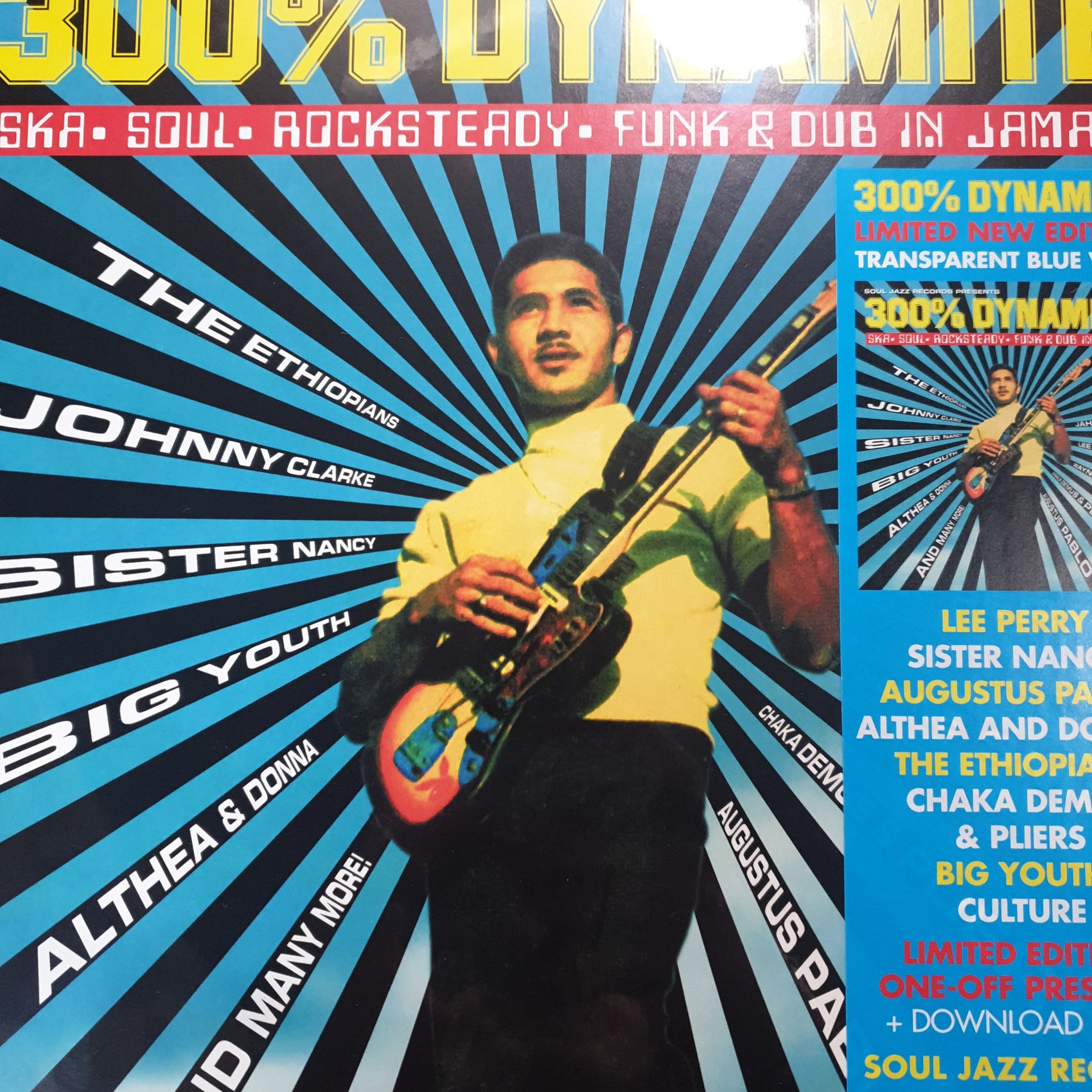 VARIOUS ARTISTS - SOUL JAZZ RECORDS PRESENTS: 300% DYNAMITE (COLOURED) (2LP) VINYL RSD 2024