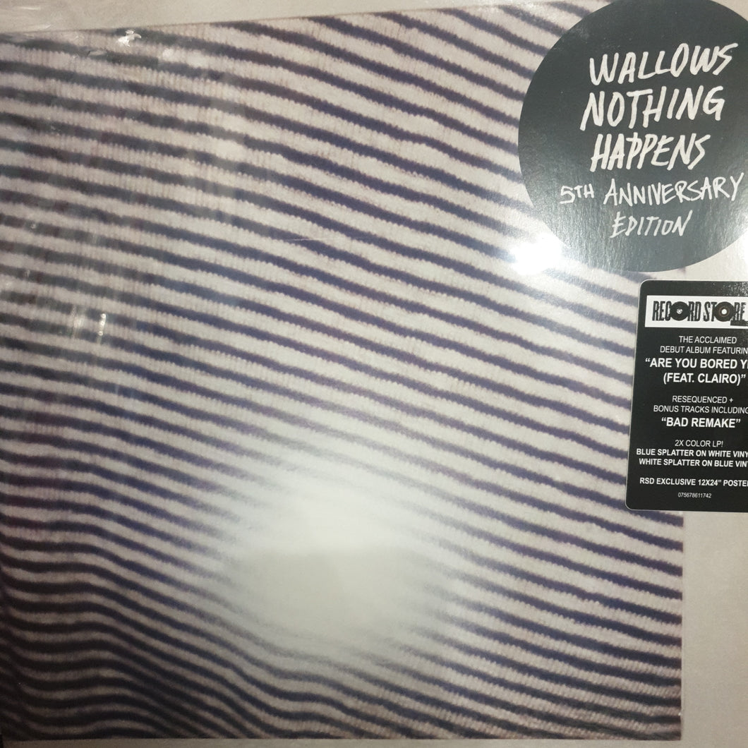 WALLOWS - NOTHING HAPPENS: 5TH ANNIVERSARY EDITION (COLOURED) (2LP) VINYL RSD 2024