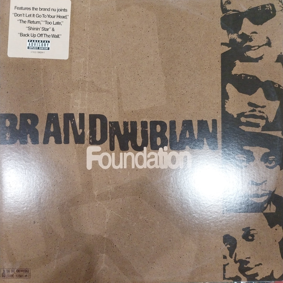 BRAND NUBIAN - FOUNDATION (USED VINYL 1998 U.S. 2LP M- EX+)