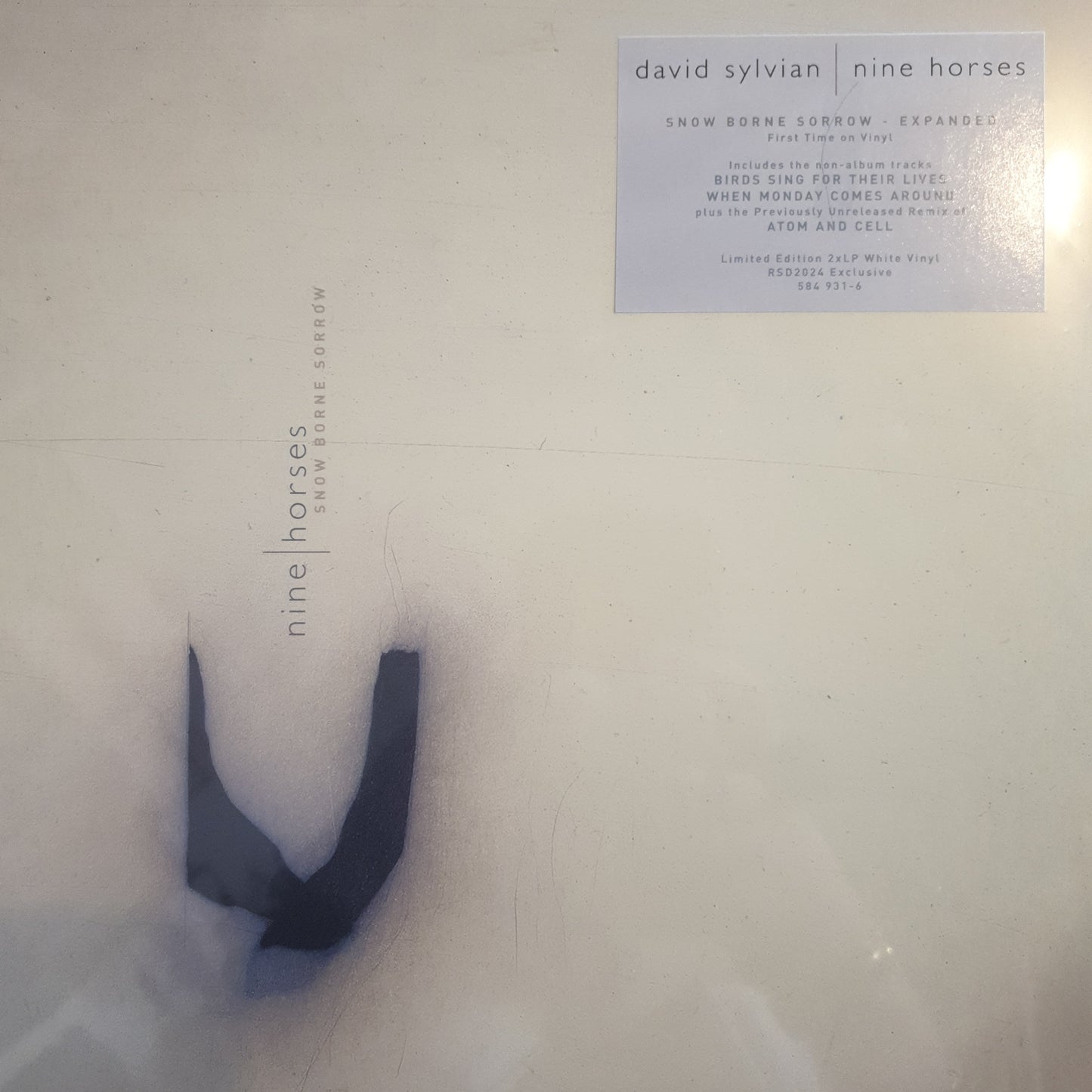 DAVID SYLVIAN - NINE HORSES (WHITE COLOURED) (2LP) VINYL RSD 2024