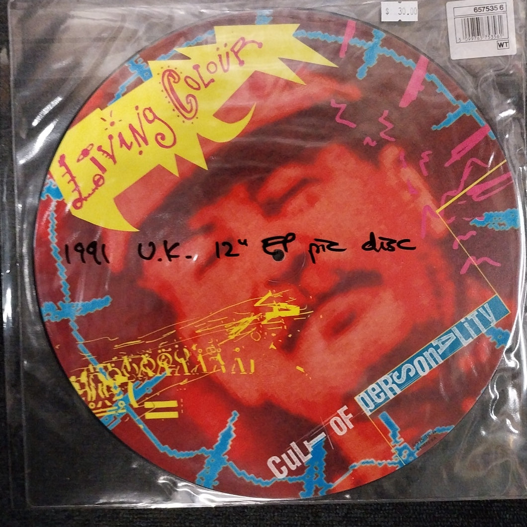 LIVING COLOUR - CULT OF PERSONALITY (USED VINYL 1991 U.K. 12