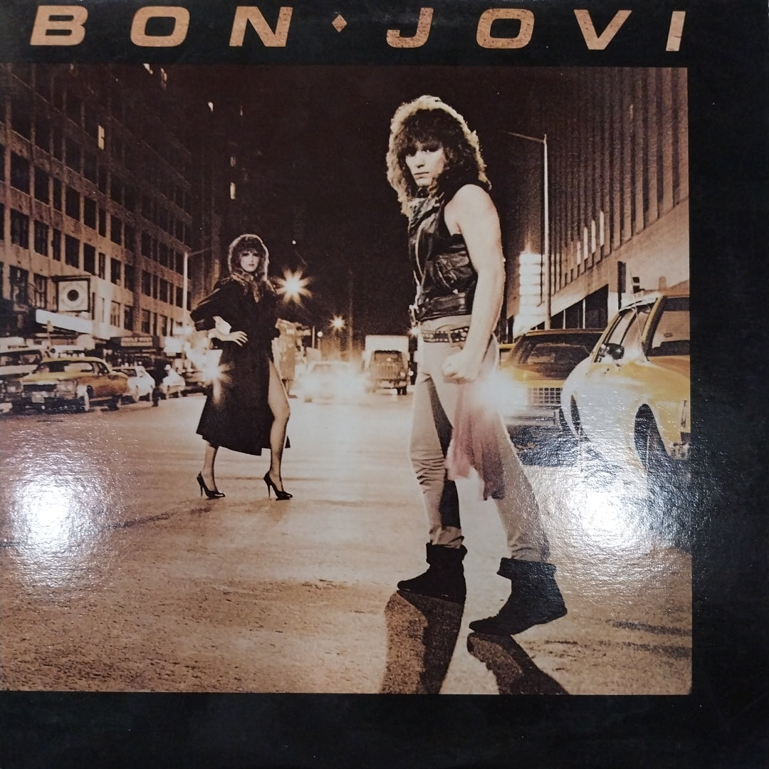 BON JOVI - SELF TITLED (USED VINYL 1984 AUS EX+/EX+)