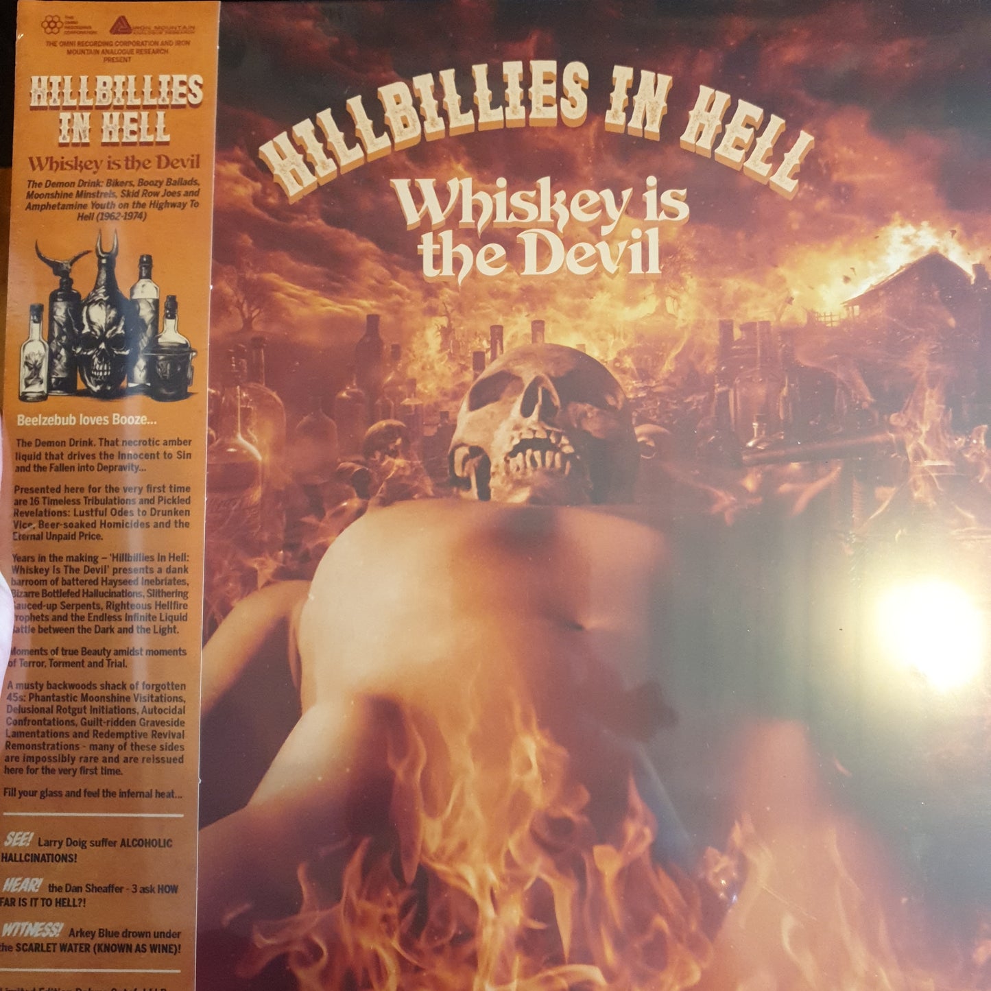 VARIOUS ARTISTS - HILLBILLIES IN HELL: WHISKEY IS THE DEVIL VINYL RSD 2024