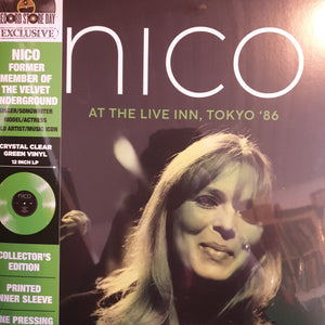 NICO - AT THE LIVE INN, TOKYO '86 (GREEN COLOURED) VINYL RSD 2024