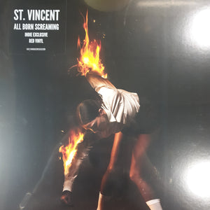 ST VINCENT - ALL BORN SCREAMING (RED COLOURED) VINYL