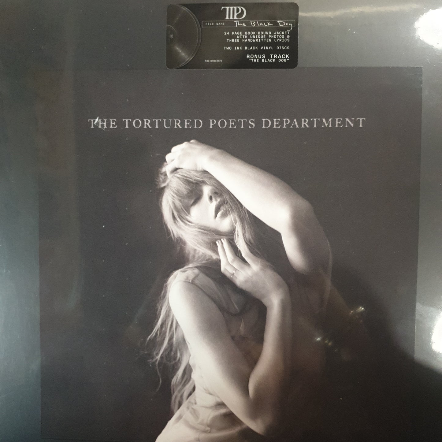 TAYLOR SWIFT - THE TORTURED POETS DEPARTMENT (BLACK DOG VARIANT) (2LP) VINYL