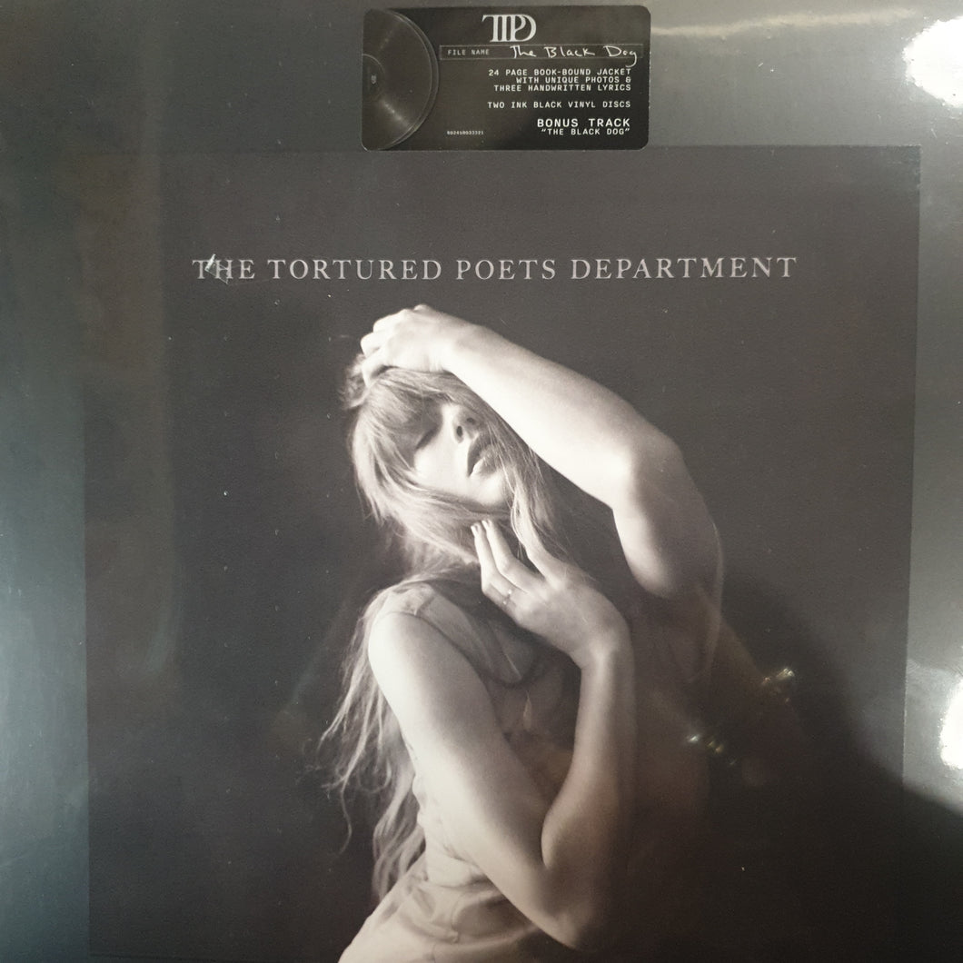 TAYLOR SWIFT - THE TORTURED POETS DEPARTMENT (BLACK DOG VARIANT) (2LP) VINYL