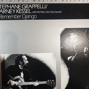 STEPHANE GRAPPELLI AND BARNEY KESSEL - I REMEBER DJANGO (MOBILE FIDELITY PRESSING) (USED VINYL 1981 US M-/EX+)
