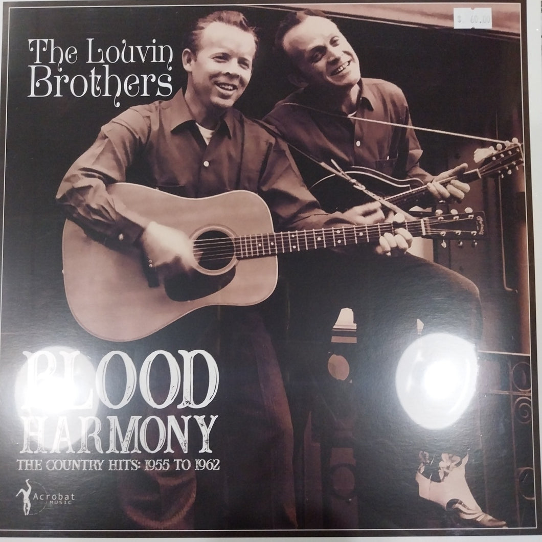 LOUVIN BROTHERS - BLOOD HARMONY, THE COUNTRY HITS: 1955 TO 1962 VINYL