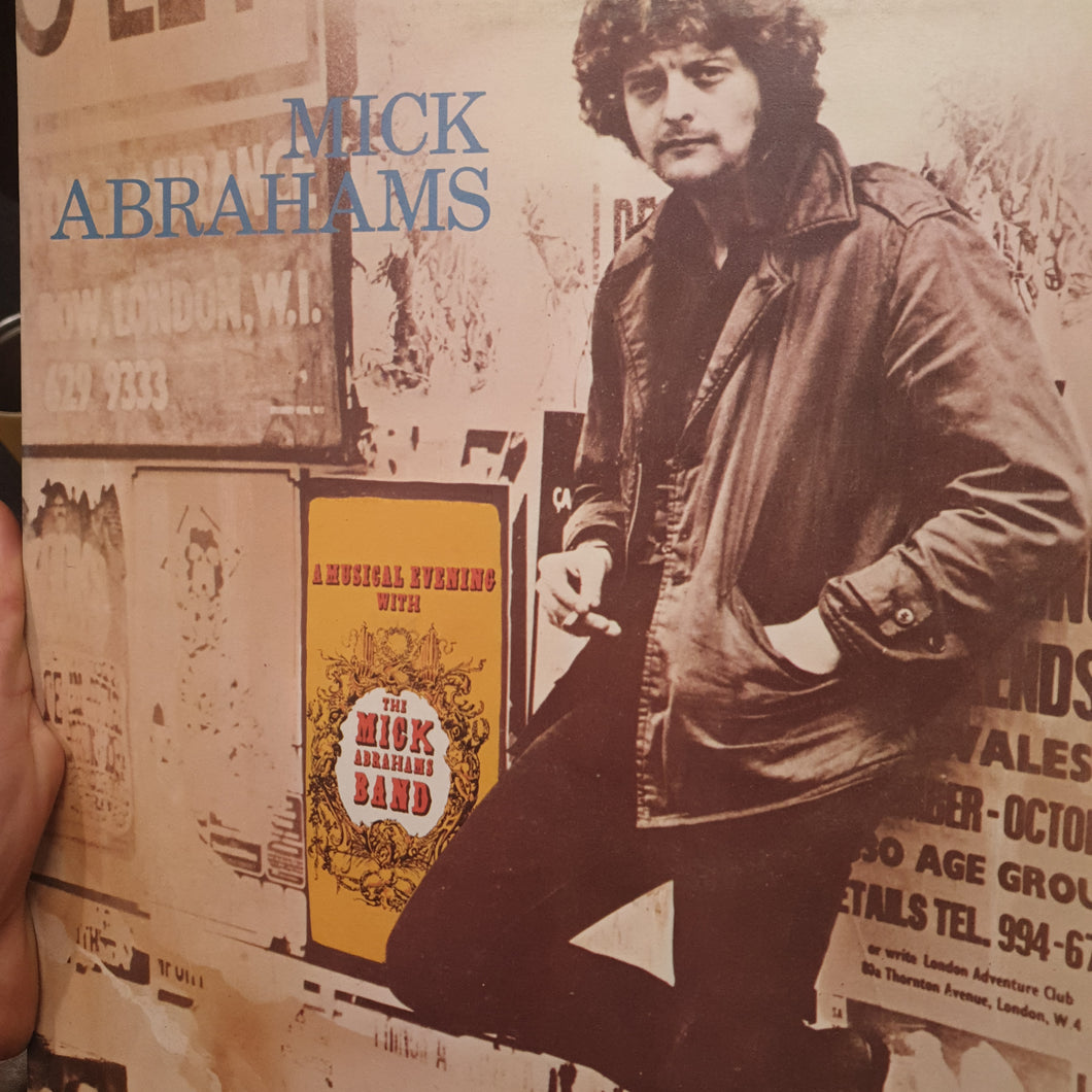 MICK ABRAHAMS - SELF TITLED (USED VINYL 1971 UK EX+/EX)