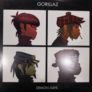 GORILLAZ - DEMON DAYS (USED VINYL 2017 EURO/U.K. 2LP M- EX+)