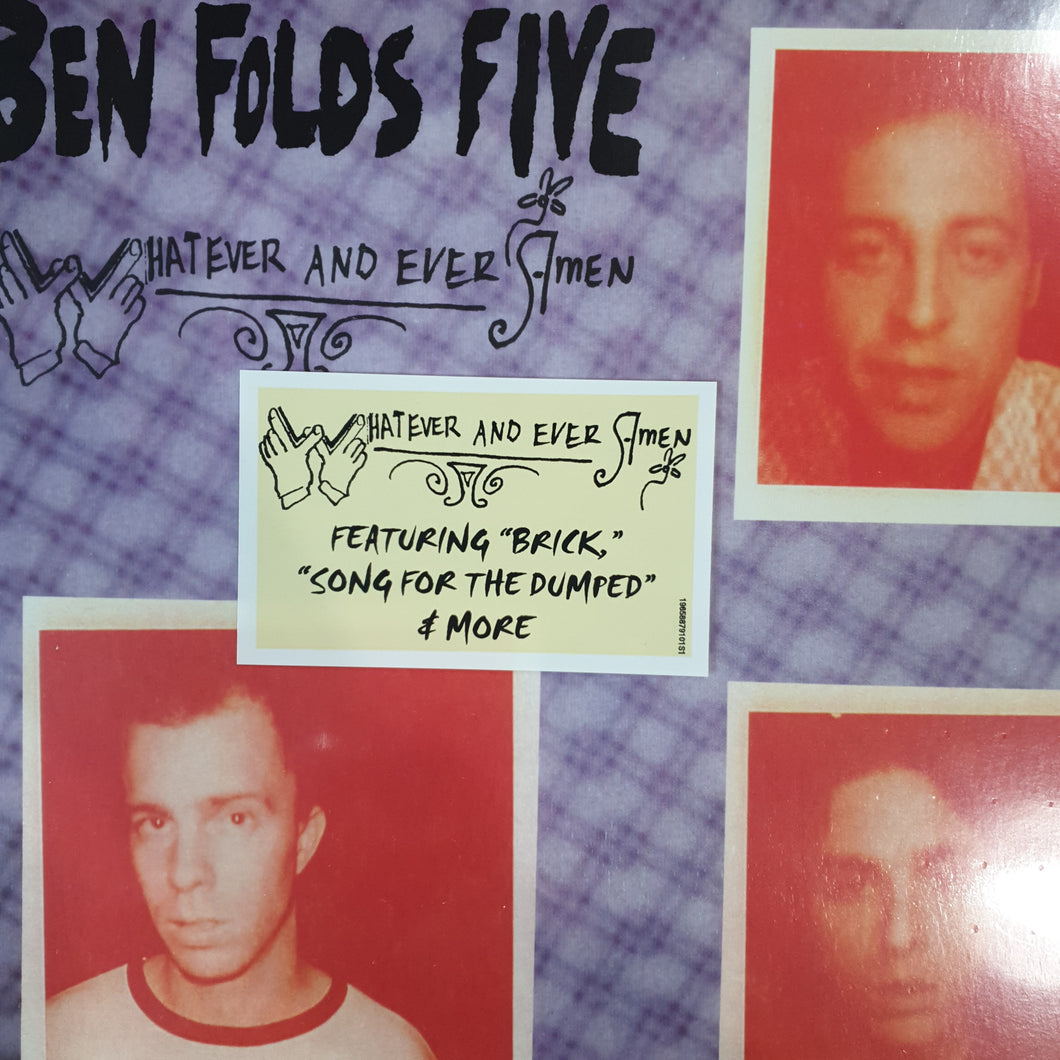 BEN FOLDS FIVE - WHATEVER AND AMEN VINYL